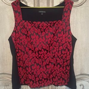 Lane Bryant Red and Black business tank top - size 20